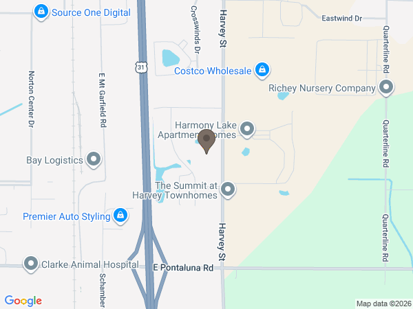 Map showing location of Sytsema Funeral & Cremation Services