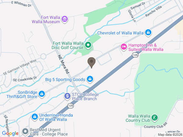 Map showing location of Mountain View-Colonial DeWitt