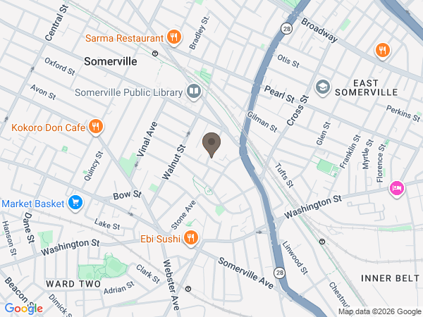 Map showing location of Cake