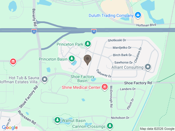 Map showing location of God's Kingdom Returning Home