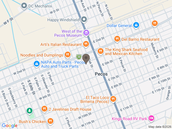 Map showing location of PEACEFUL GARDEN FUNERAL HOME