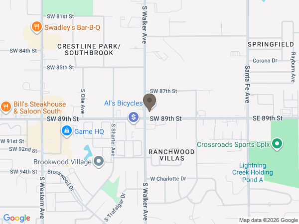 Map showing location of Alternatives Cremation and Funeral Service