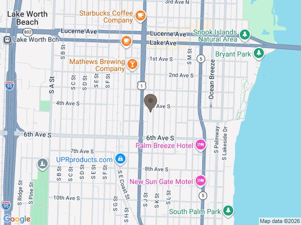 Map showing location of Gentle Pet Crossing