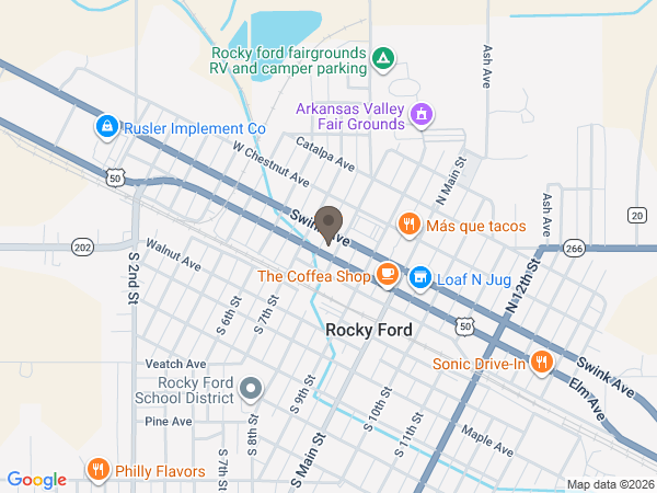 Map showing location of Bellwood Ustick