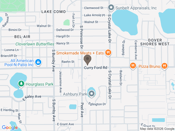 Map showing location of CAREY HAND COLONIAL FUNERAL HOME