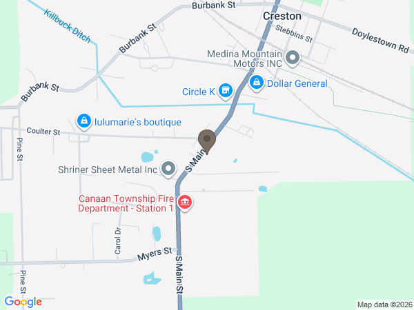 Map showing location of Murray Funeral Home, Inc.