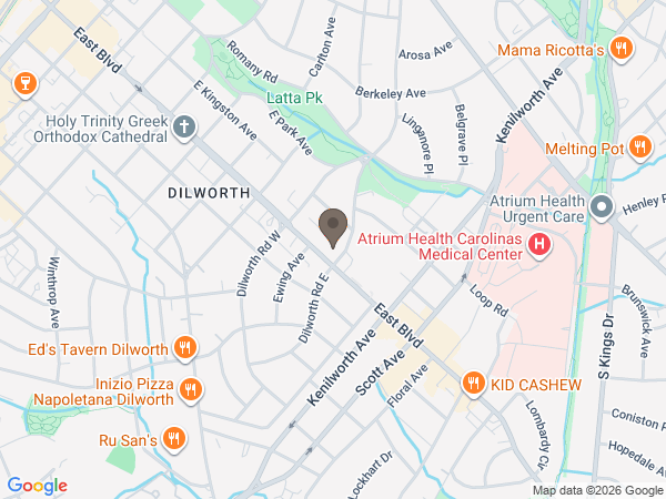 Map showing location of Hankins & Whittington Funeral Home