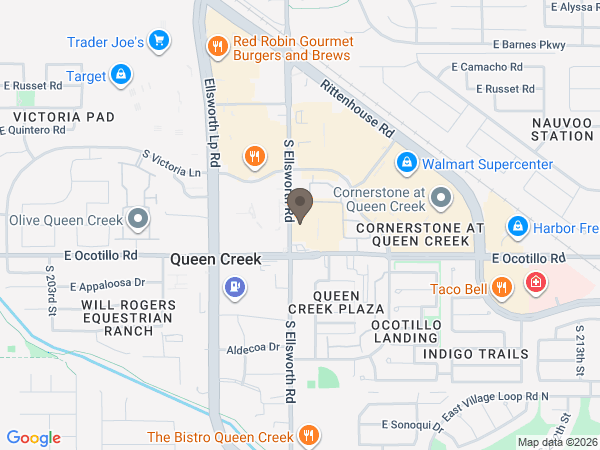 Map showing location of San Tan Mountain View Funeral Home