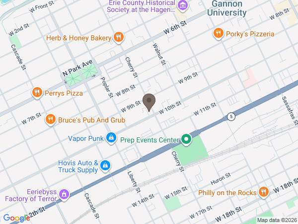 Map showing location of Burton Quinn Scott Cremation & Funeral Services