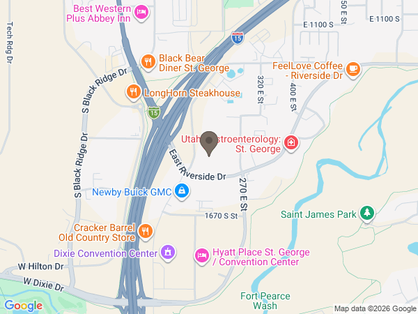 Map showing location of Affordable Funerals and Cremations: St George