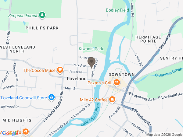 Map showing location of Tufts Schildmeyer Family Funeral Home & Cremation Center