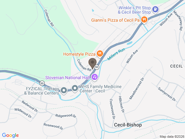 Map showing location of Coleman-Taylor Funeral Services, Taylor Pet Loss Center