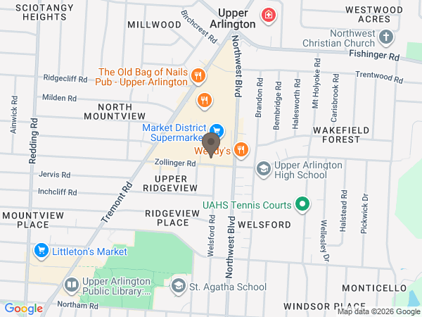 Map showing location of Schoedinger Northwest