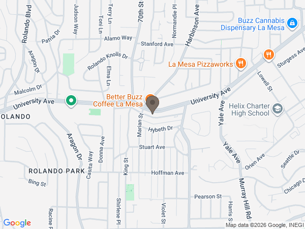 Map showing location of LEGACY FUNERAL AND CREMATION CARE