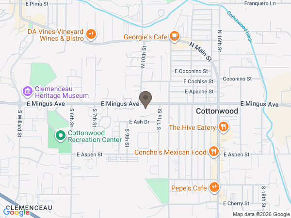Map showing location of Westcott Funeral Home