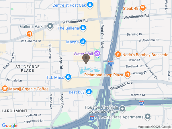 Map showing location of Carriage Services