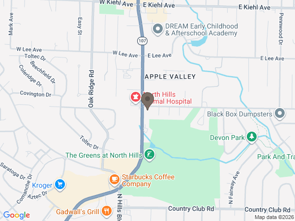 Map showing location of Smith Family Funeral Homes-Sherwood