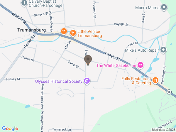 Map showing location of Ness-Sibley Funeral Home