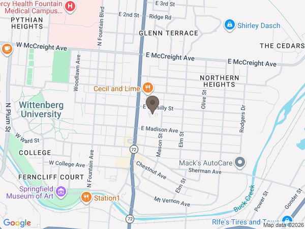 Map showing location of Littleton & Rue Funeral Home and Crematory