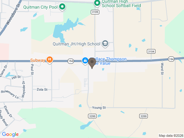 Map showing location of Lowe-Gardner Funerals and Cremations
