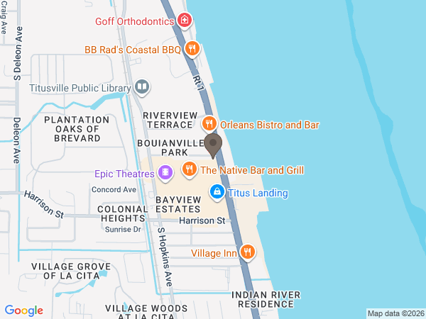 Map showing location of Baldwin Brothers: Titusville
