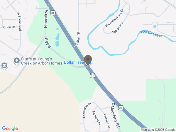 Map showing location of Jessen & Keller Funeral Homes