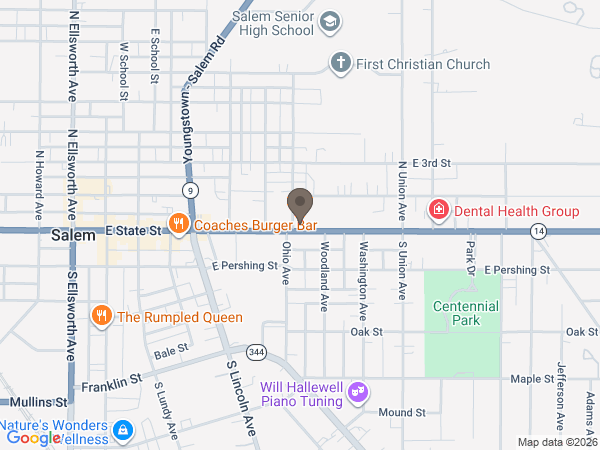 Map showing location of eCremation