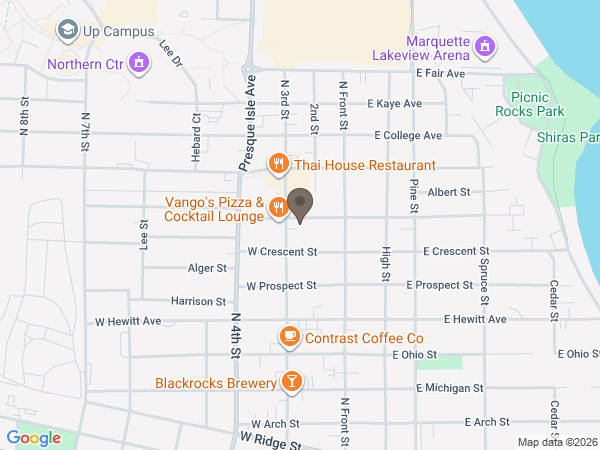 Map showing location of Fassbender Swanson Hansen Funeral & Cremation Services