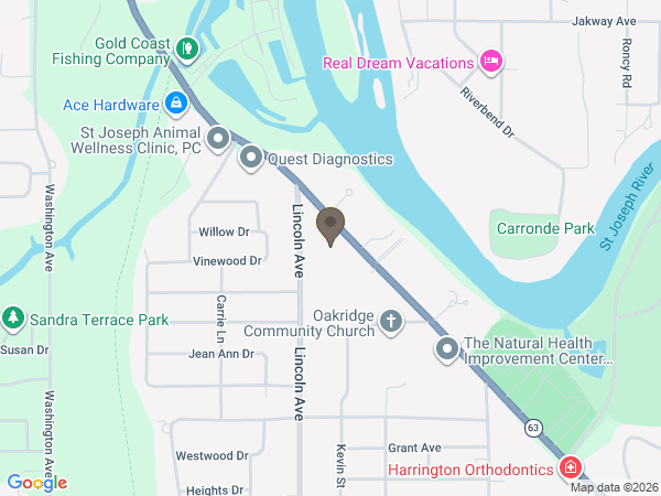 Map showing location of Starks Family Funeral Home & Cremation Services