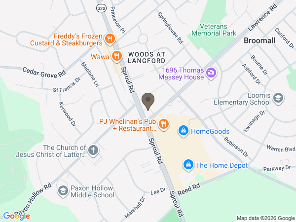 Map showing location of Logan Videon Funeral Home