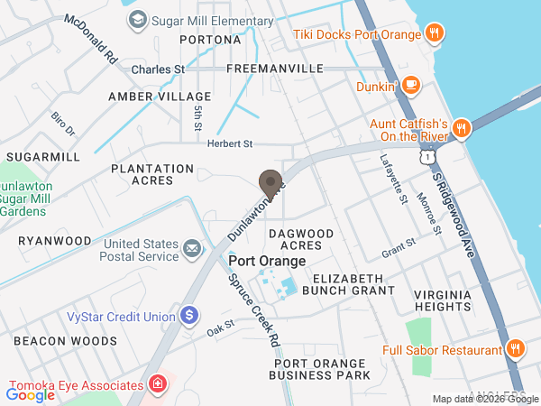 Map showing location of Baldwin Brothers: Port Orange