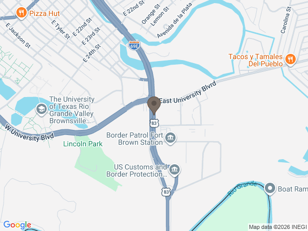 Map showing location of Buck Ashcraft Funeral Home