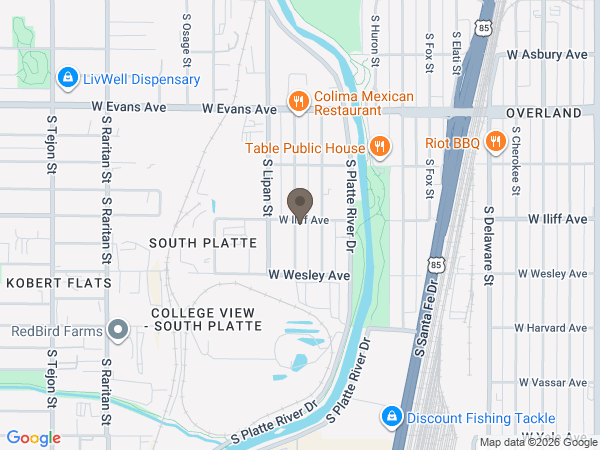 Map showing location of Two Rivers Funeral Service