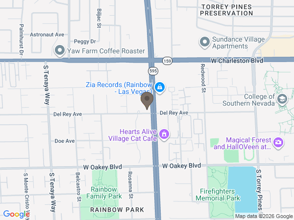 Map showing location of Davis Funeral Homes & Memorial Park: Rainbow