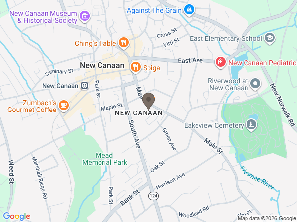 Map showing location of Hoyt Funeral Home