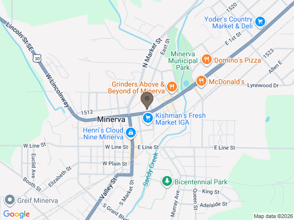 Map showing location of Gotschall-Hutchison Funeral Home Inc