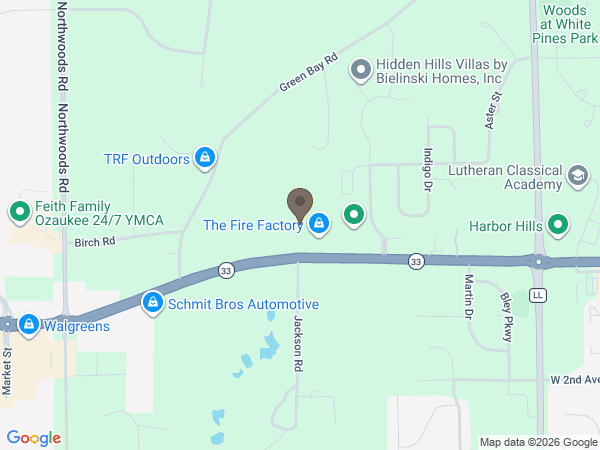 Map showing location of Eernisse Funeral Home