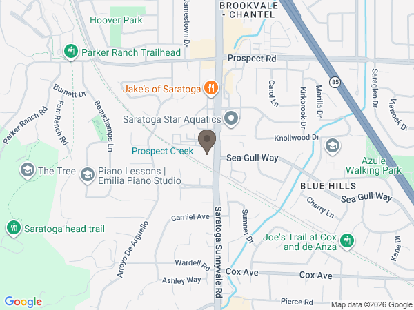 Map showing location of Alameda Family Funeral & Cremation, Inc.
