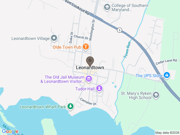 Map showing location of Mattingley-Gardiner Funeral Home, P.A. and Crematory