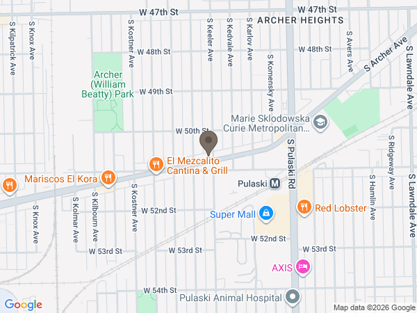 Map showing location of Zarzycki Manor Chapels