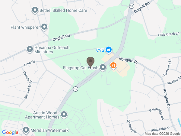 Map showing location of Morrissett Funeral & Cremation Service