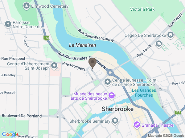 Map showing location of FCFQ