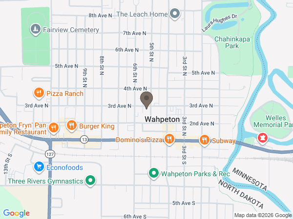 Map showing location of Vertin-Munson Funeral & Cremation Service