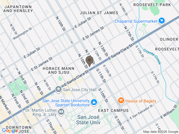 Map showing location of Darling & Fischer Garden Chapel