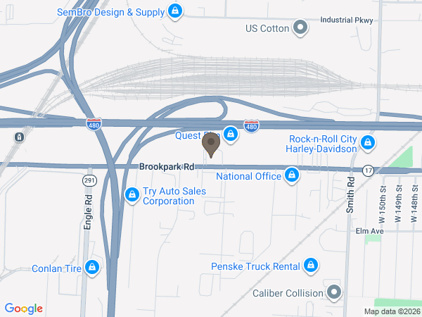 Map showing location of Heritage Cremation & Burial Society