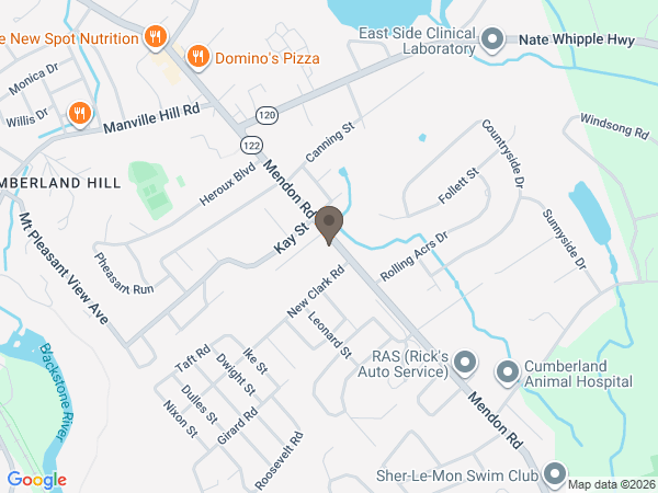 Map showing location of O'Neill Funeral & Cremation Services