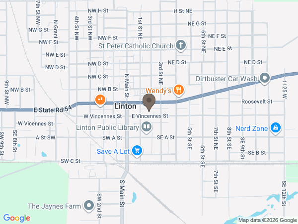 Map showing location of Welch & Cornett Walton Funeral Service