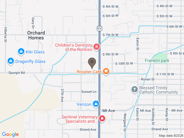 Map showing location of Just Cremation Montana