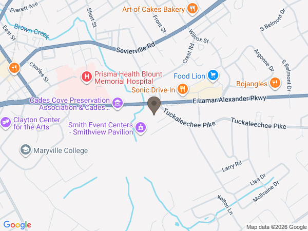 Map showing location of Smith Funeral & Cremation Service