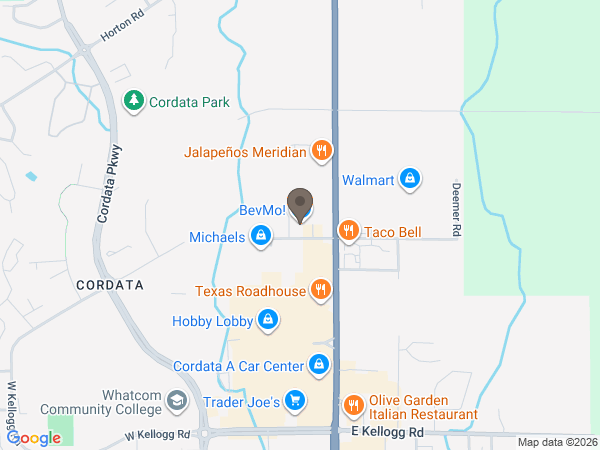 Map showing location of Neptune Society: Bellingham